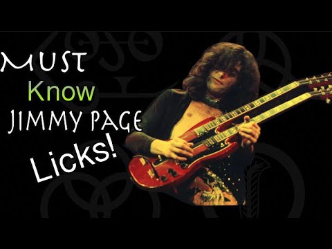 Jimmy Page Licks Everyone Should Learn! ( Not The Ones You Think They Are)
