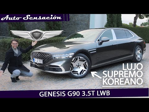Prueba Genesis G90 3.5t  LWB 2024 review – ¿LUJO coreano a la altura de los ALEMANES?