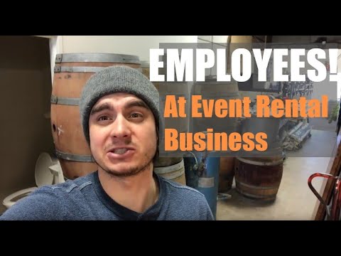 EMPLOYEES | Getting Labor for your event rental business!