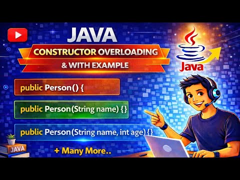Constructor Overloading In Java With Example Java Oop Concepts For Beginners