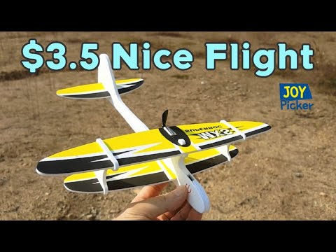 $3.5 Wonderful! 15 Second Free Flying Biplane: Rechargeable Motorized Twin-Winged Plane Review