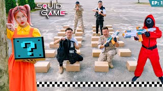 SQUID GAME 2021 Million Dollar Bonus | Nerf Guns Game Challenge With Lucky Boxes Special Section