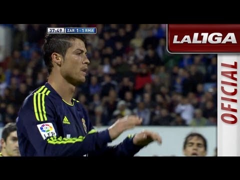 Gol de Cristiano Ronaldo (1-1) en el Real Zaragoza - Real Madrid - HD
