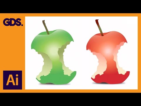 Create a Vector Apple Bite Part 02
