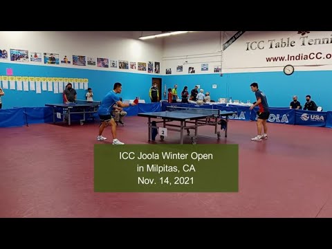 Open Final: Kou Lei (2825) vs Dan Liu (2622) at ICC Joola Winter Open on 11-14-2021