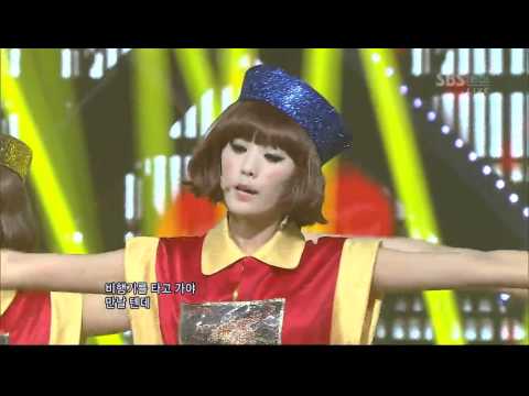 111023 인기가요 오렌지 캬라멜 [ 샹하이 로맨스 ]