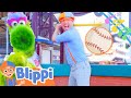 Take Me Out To The Ball Game Brand New BLIPPI Baseball Song Classic Sports Songs For Kids