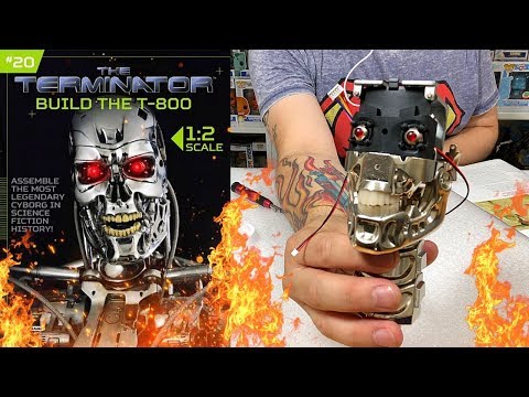 Build The Terminator T-800 Issue  20  - Assemble + Mount the Head Support Motor (Speed Build )