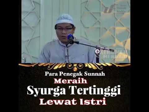 meraih surga tertinggi lewat istri.