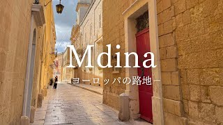 【ヨーロッパの路地】マルタの古都 イムディーナの路地 〜European Alley Malta Mdina〜