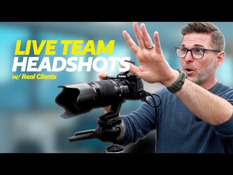 Live Team Headshots On Location | Real Clients, Real Workflow with Gary Hughes