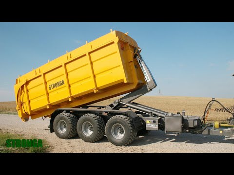 Stronga HookLoada HL260 & Claas Combine – Ultra-Efficient Grain Harvest