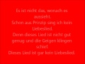 Kraftklub - kein Liebeslied lyric 