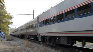 preview picture of video 'Amtrak Autumn Express, Entering Columbia Industrial'