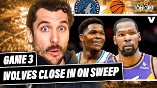 Timberwolves-Suns Reaction: Ant Edwards special, Wolves CRUISE vs Durant & Phoenix | Hoops Tonight