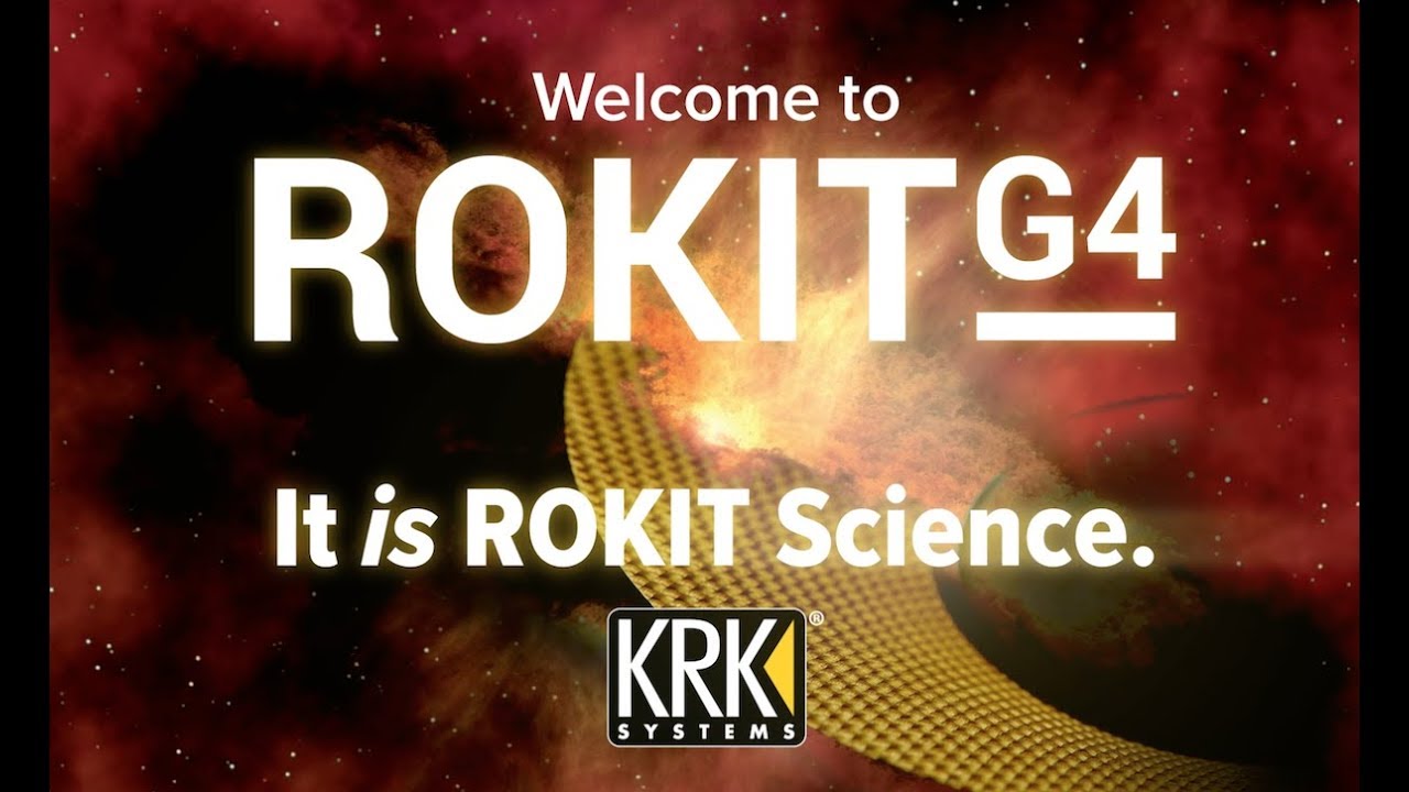 KRK Studiomonitor Rokit RP8 G4 – White Noise