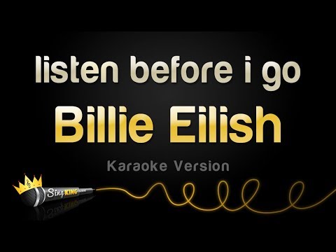 Billie Eilish - listen before i go (Karaoke Version)