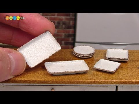 DIY Miniature Japanese tableware　ミニチュア和皿作り Video