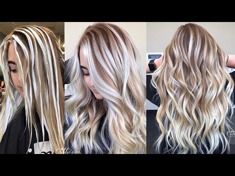 Natural Hair Color Transformation - Blonde Highlights...