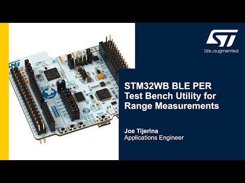 STM32WB BLE PER Test Bench Utility for Range Measurements