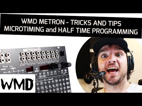 WMD METRON Tricks and Tips - Half time beats and increased microtiming resolution