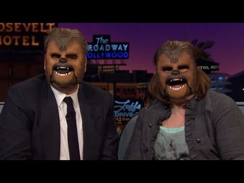 'Chewbacca Mom' Candace Payne Hangs Out With James Corden and J.J. Abrams!