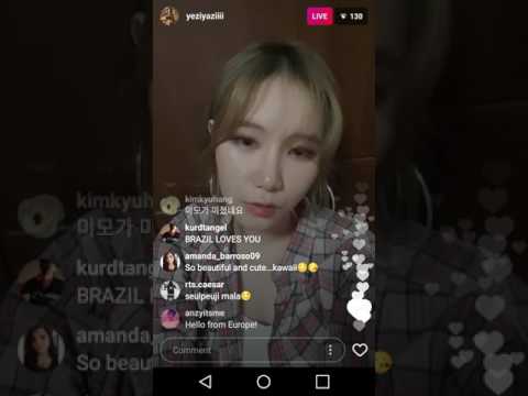 061317 Fiestar Yezi IG Live Video