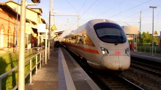 preview picture of video 'Hbf Greifswald ICE 1606 (ICE-T, 411 026-8) am 03.06.2013'