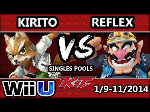 KiT 15 - Kirito (SOnic, Fox) Vs. Reflex (Wario) SSB4 Bracket Pools - smash 4 Wii U