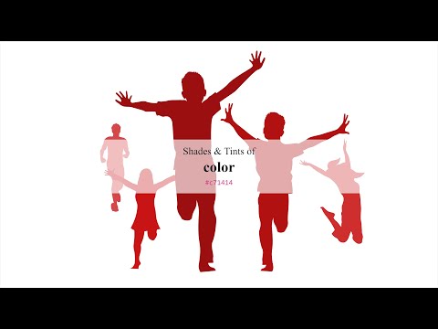 Shades & Tints of Cherry Crush color #c71414 A Warm Red color #b01111 #9a0f0f #cd2e2e #d34848