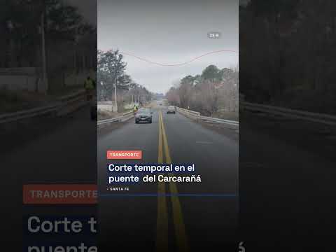 Corte temporal en el puente del Carcarañá