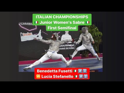 Italian Championships 2022 JWS - L4 - Benedetta Fusetti v Lucia Stefanello