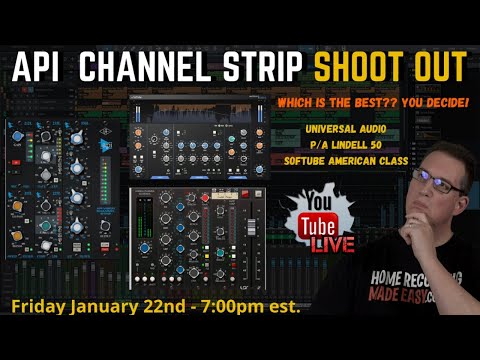 API Channel Strip  Plugin Shootout