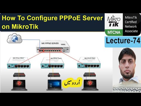 How To Configure PPPoE Server on MikroTik | MTCNA | Lecture-74