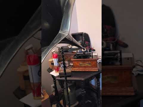 The Maple Leaf Forever - Knickerbocker Quartet and Band  Edison Blue Amberola Cylinder #2128