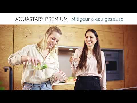 Mitigeur cuisine à eau gazeuse avec refroidissement et filtration - chromé - AQUASTAR PREMIUM SCHÜTTE