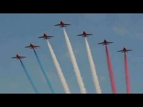 Red Arrows Airshow in Kuwait