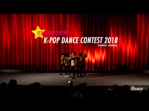 K-Pop Dance Contest 2018 - Obscure (Group - winner) - Frankfurt, Germany