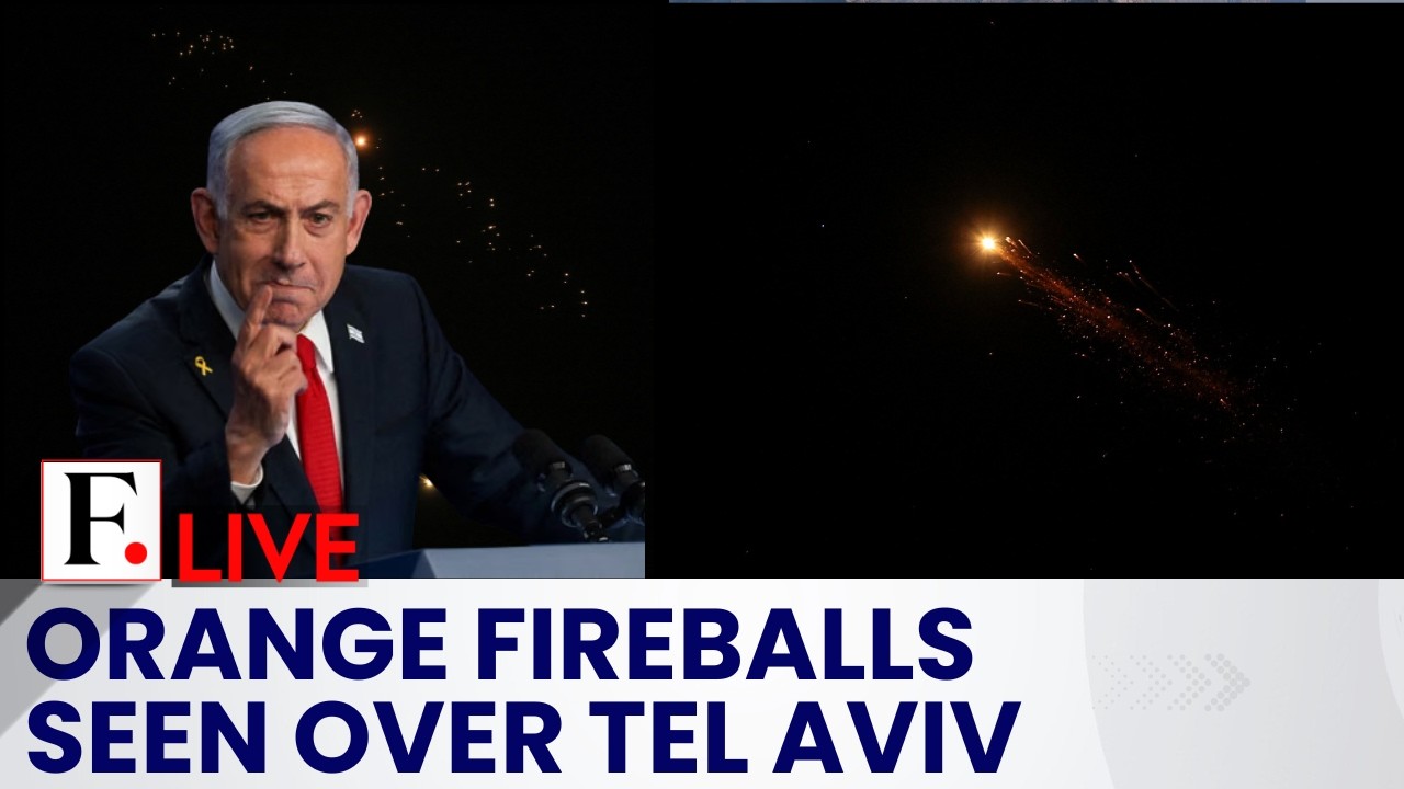 Iran War: Cluster Bomb Like Bomblets Seen Over Israel After Tehran's Warning | Firstpost Live