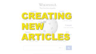 Creating  and Editing Wikipedia Articles (Afrocrowd Tutorial)