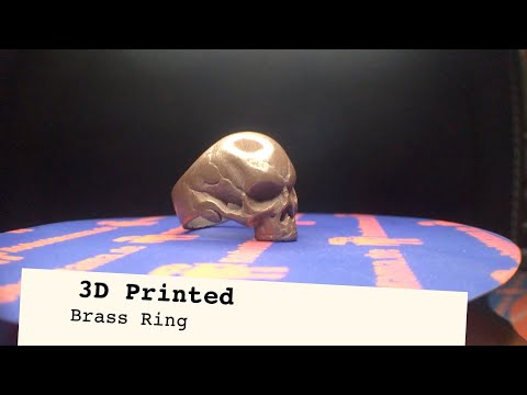 3d printed brass ring
