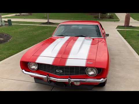 1969 Chevy Camaro SS - For sale at www.bluelineclassics.com