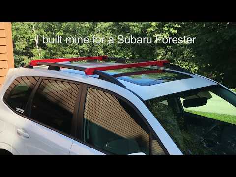 DIY SUV Roof Rack Crossbars