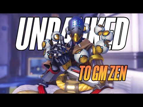 Educational Unranked To GM On ZENYATTA (80% Winrate Overwatch 2)
