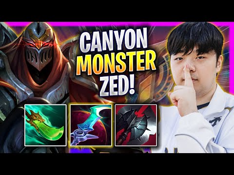 CANYON IS A MONSTER WITH ZED! - GEN Canyon Plays Zed JUNGLE vs Naafiri! | Season 2025