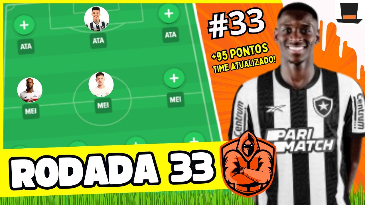 RODADA #33 - CARTOLA FC 2024 | TIME ATUALIZADO