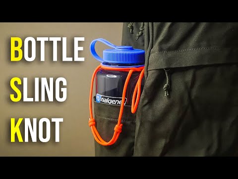💧Bottle Sling Knot | Carry Water EASILY! | HOW TO