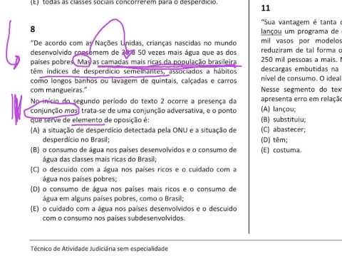 Prova de Português do TJRJ comentada   parte 3