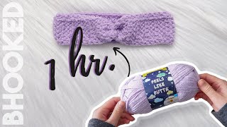 How to Crochet a Baby Headband in ONE HOUR!