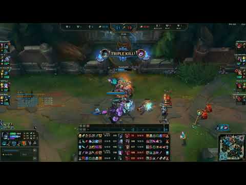 [Highlight] Yorick with lethal tempo solo kill 1 vs 3